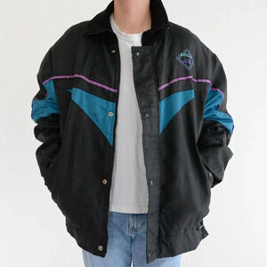 Vintage Edco 80's Black Snowmobile & Ski Winter  jacket Coat